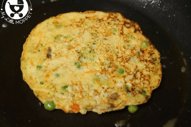 Savoury Oats Veggie Pancake 9