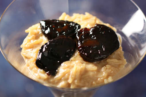 Brown Sugar Rice Pudding with Prunes