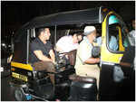 IN PICS: Salman Khan swaps his SUV for an auto rickshaw ride
