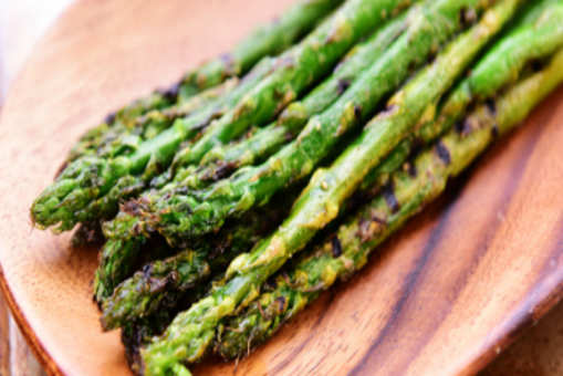 Grilled Asparagus with Ginger Juice