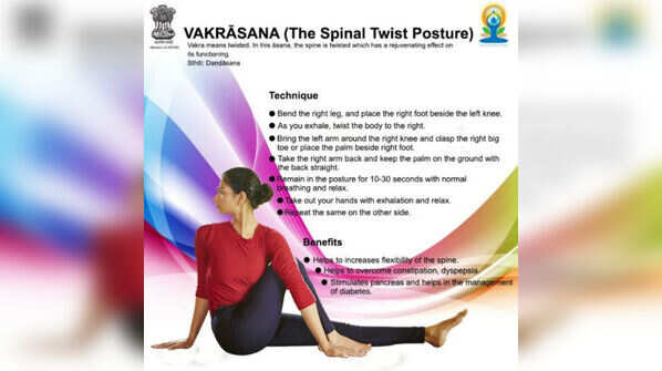 Vakrasana.