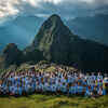 Yoga Day at Machu Pichu.