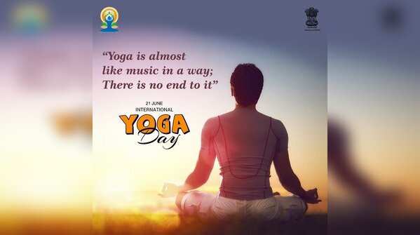 The enjoyment of yoga can be likened to that of music.
