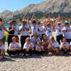 Yoga day celebrations in Baska (Croatia)
