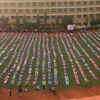 International yoga day at SBOA school, Anna Nagar in Chennai