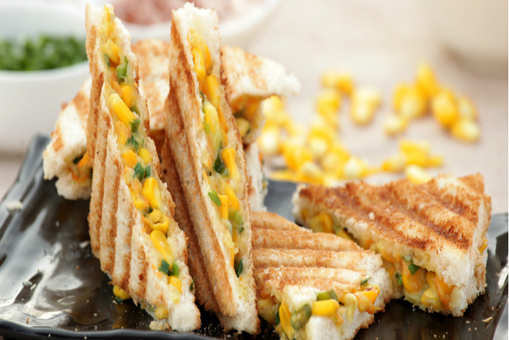 Cheesy Corn Grilled Sandwich