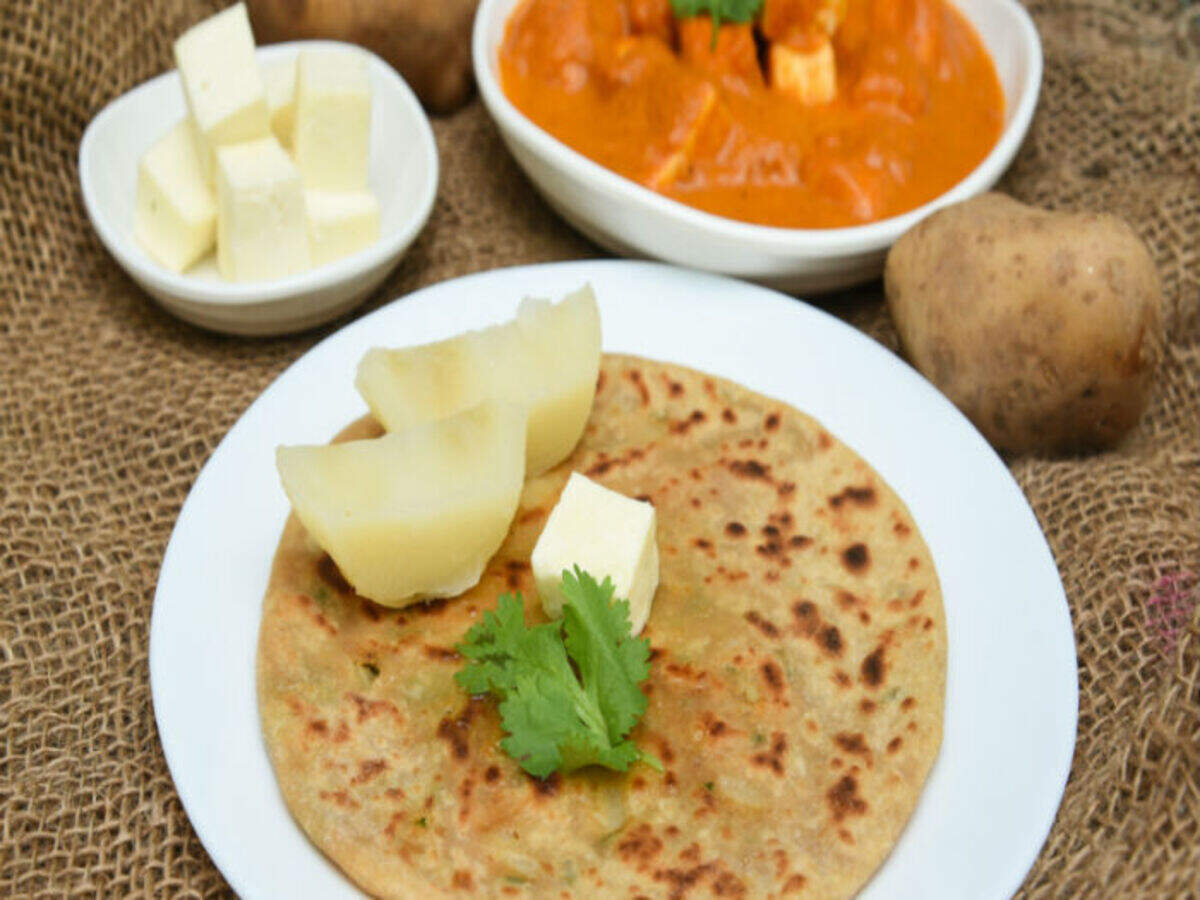 Potato Paneer Rotis Recipe