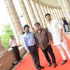Article image for: <i class="tbold">Gurdeep Singh</i> Sappal, Tigmanshu Dhulia and Mohit Marwah pose for a photo