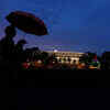 Enthusiastic people could be seen clicking selfies and pictures with decorated Parliament House in the background as a posse of policemen looked on in rapt attention.It is not often that you see so much activity outside Parliament House at around 9 p.m, but Friday was special as the temple of Indian democracy eagerly awaited another "Tryst with Destiny" moment.