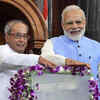 Article image for: Privilege to work with <i class="tbold">president pranab mukherjee</i>: PM Modi