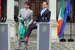 Canadian Prime Minister Justin Trudeau adds colour to diplomacy with fun socks