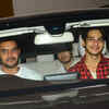 Article image for: Shashank Khaitan and Ishaan Khatter at mom screening