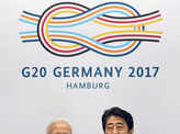Narendra Modi and Shinzo Abe at G20 Summit 2017
