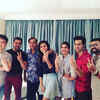 Varun Dhawan, Jacqueline Fernandez, Taapsee Pannu and David Dhawan are all smiles as Salman Khan joins the cast of ‘Judwaa 2’ for a cameo
