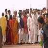 Delhi: Members of Parliament line up to cast their votes for Presidential Poll