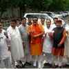 Lawmakers arrive at Uttarakhand assembly to cast their vote for president elections