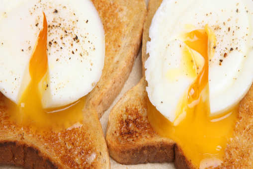 Poached Eggs With A Toast