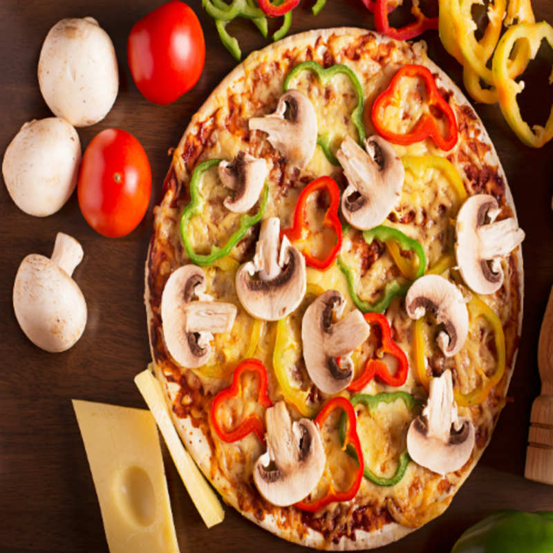 Mushroom Pizza Recipe: to Make Mushroom Capsicum Pizza Recipe | Mushroom Pizza Recipe