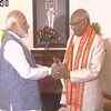 PM Modi reaches President-elect Kovind's house, congratulates him