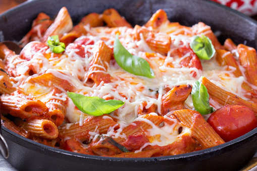 Baked Pasta in Red Sauce