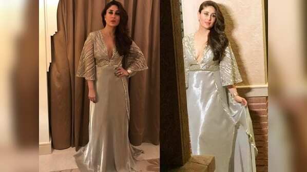 Kareena looks ethereal in a golden gown