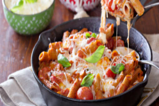 Baked Pasta in Mixed Sauce