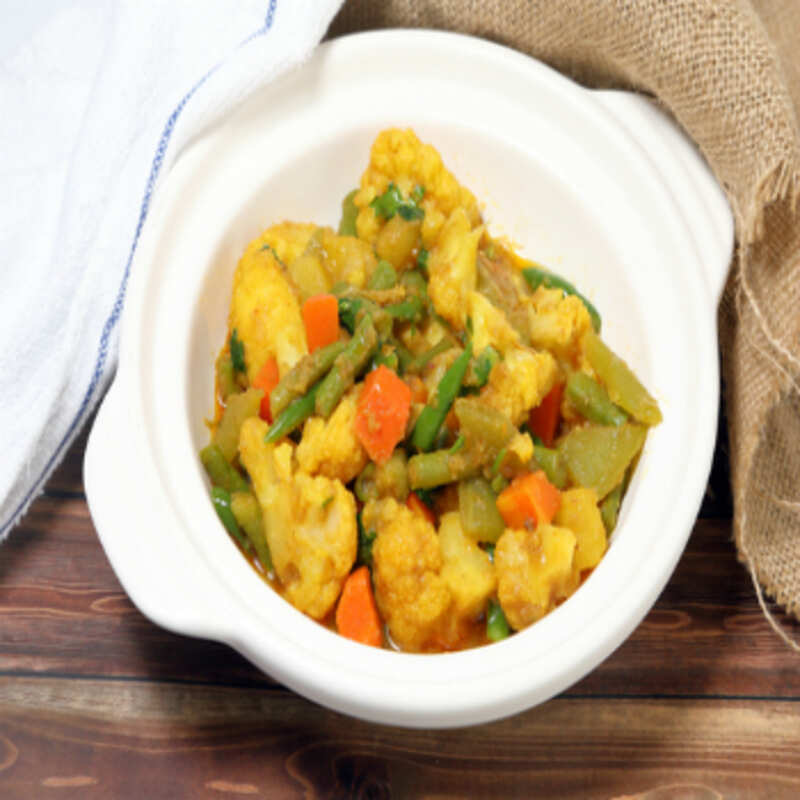 Dry Mixed Vegetable Sabzi Recipe