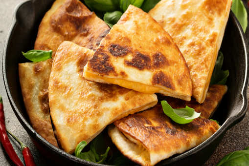 Spinach Quesadilla With Cheese