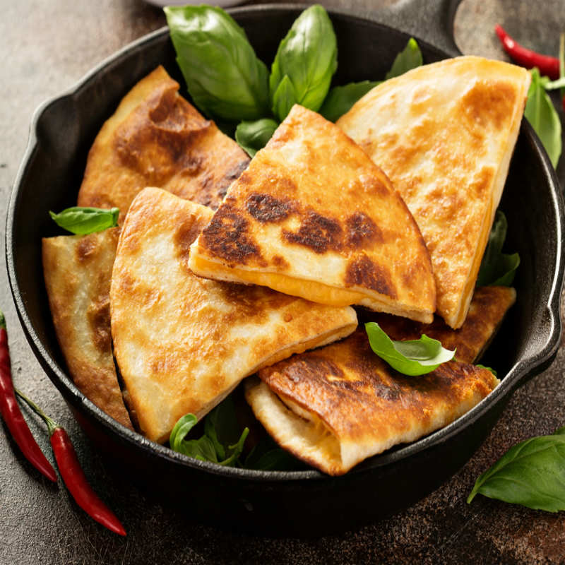 Spinach Quesadilla With Cheese Recipe