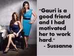 Gauri Khan and Sussanne Khan