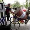 Our rickshaws run on diesel