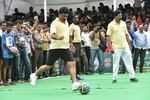 CM Devendra Fadnavis kicks off a football match between State Legislators to promote FIFA U-17 World Cup