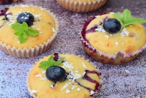 Coconut Muffin With Blueberry