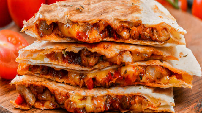 Spicy Beans Quesadilla