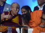Dalai Lama, Baba Ramdev share the stage at World Peace and Harmony Conclave