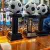 FIFA theme at Guardian Minister Eknath Shinde's mandal in Thane.