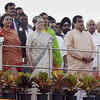 Amit Shah, Sonia Gandhi at Independence Day celebrations
