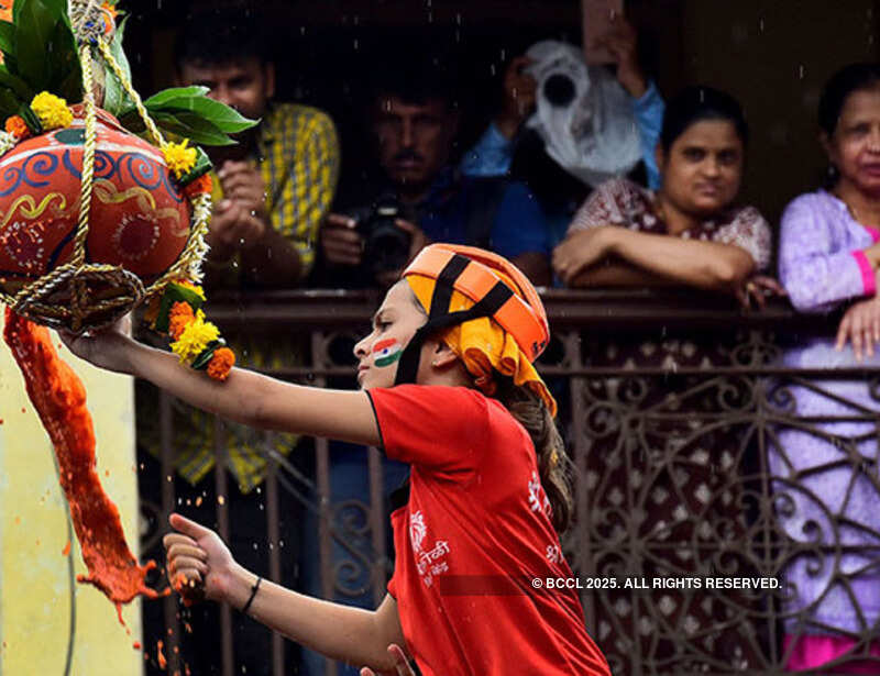 In pics: Dahi Handi celebrations