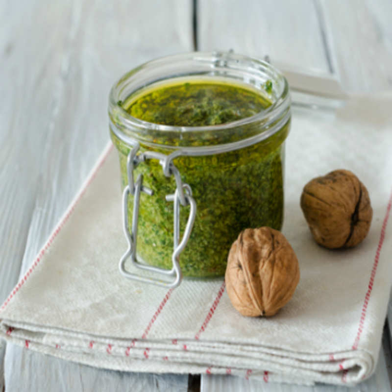 Basil Walnut Pesto Recipe