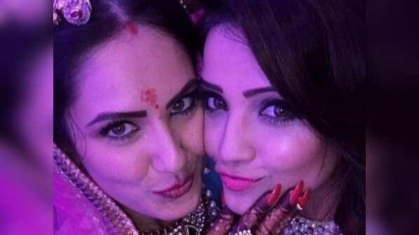 Anita Hassanandani, Bharti Singh, Adaa Khan attend Puja Banerjee, Kunal Verma's lavish engagement party