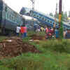 One coach climbed atop another in the accident