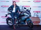 Lopamudra Raut launches Yamaha Fazer 25