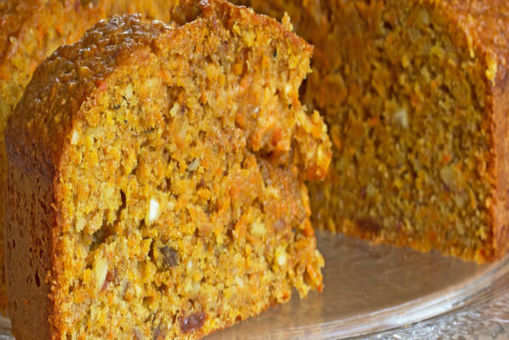 Eggless Carrot Cake