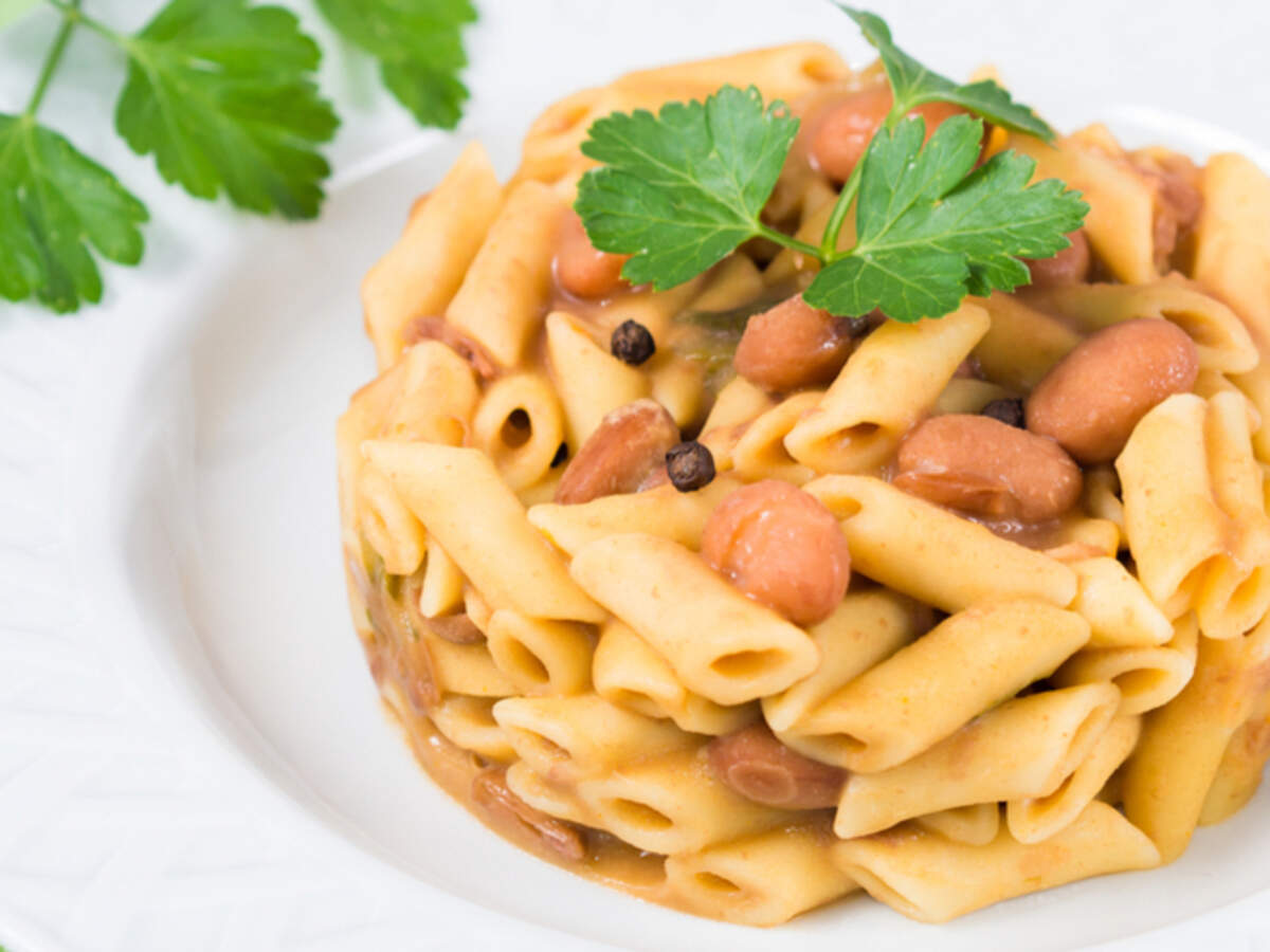 Pasta with Rajma Recipe