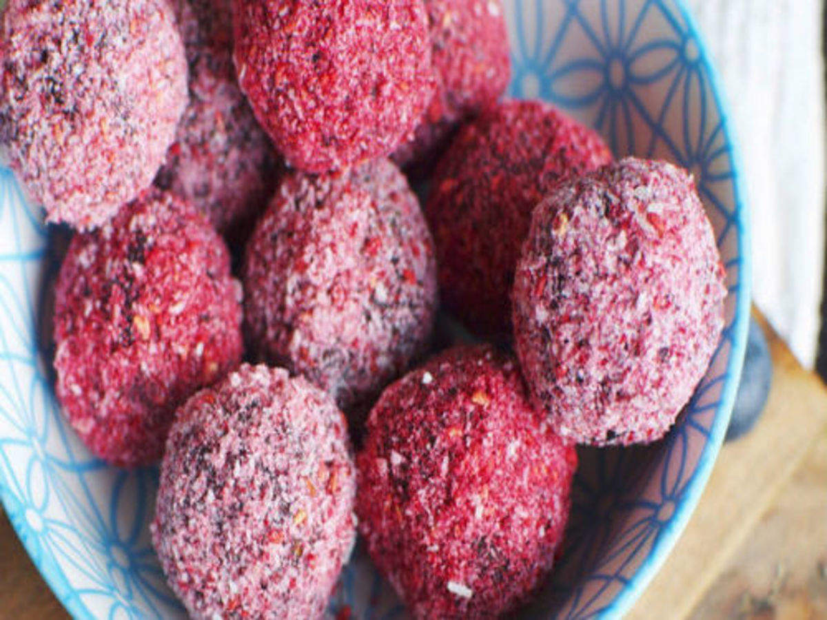 Raspberry Coconut Balls Recipe image