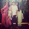 Arpita Khan Sharma poses with Malaika Arora and Amrita Arora for a Ganpati celebration picture