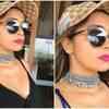 Tinaa flaunts deep plunging neckline