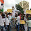 Congressmen burn effigy of Baba Ram Rahim in Lucknow