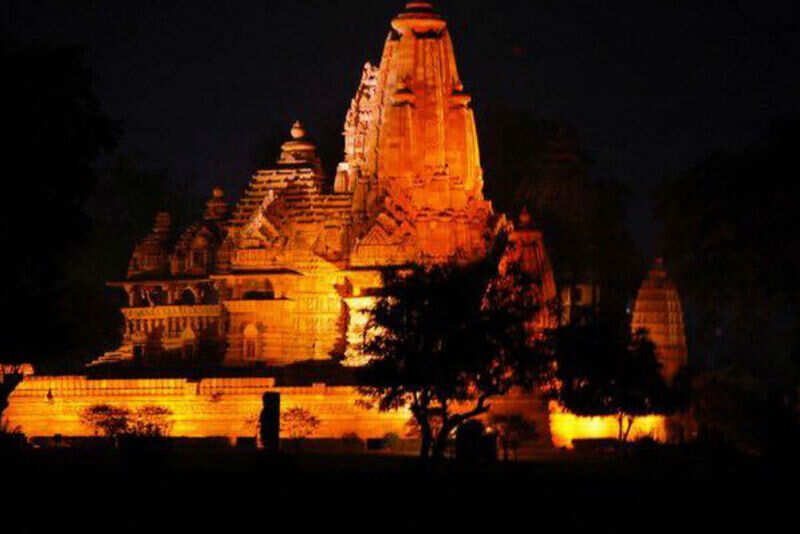 The sound and light show at Khajuraho