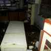 One of the 90 houses in Shri Krishna Nagar Borivli east where water had entered 5-6 ft high. The refrigerator, beds etc were floating before the water receded.